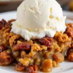 pecan pie cobbler - featured image