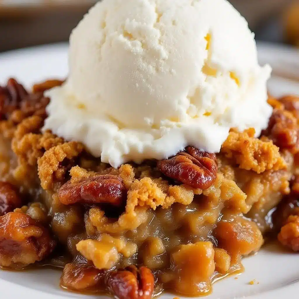 pecan pie cobbler - featured image