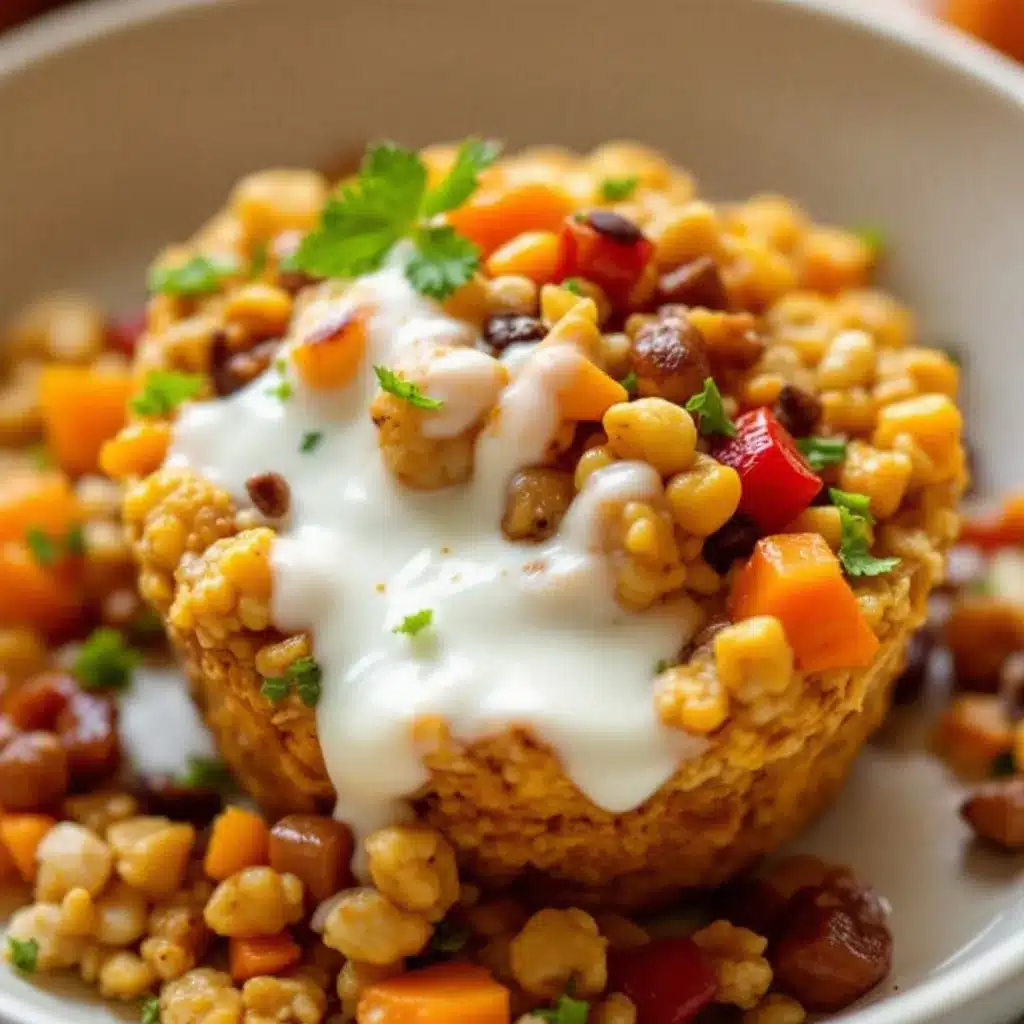 pumpkin pie spice baked oatmeal cups preparation steps
