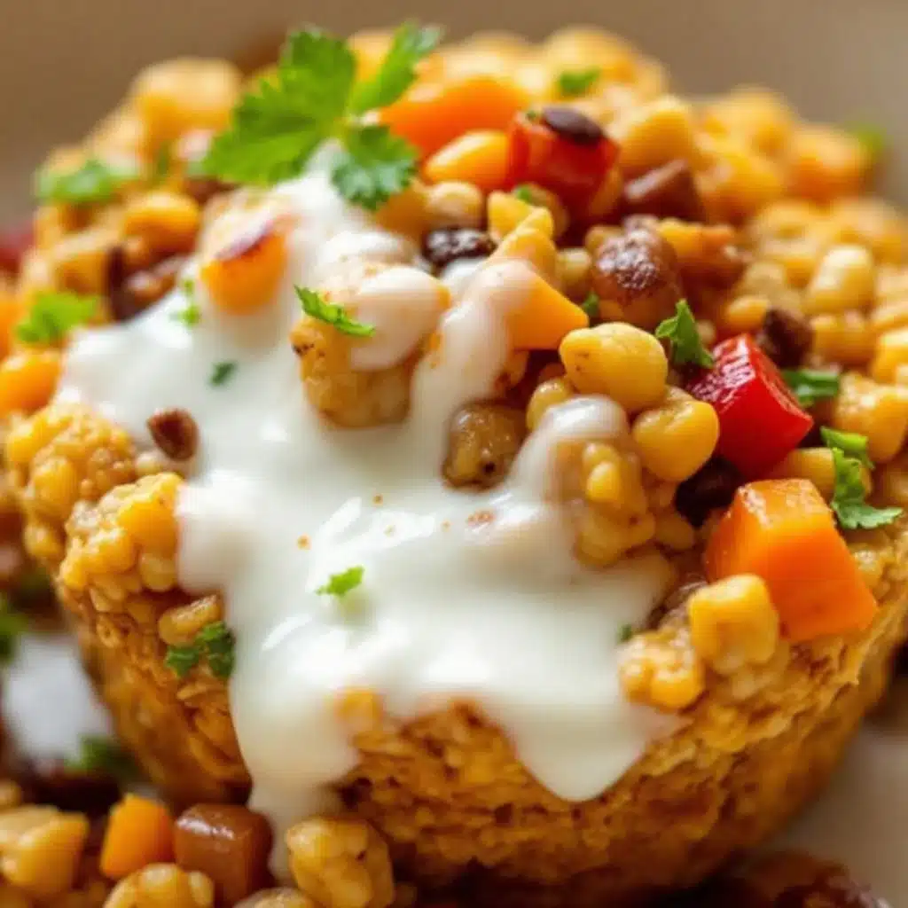 pumpkin pie spice baked oatmeal cups - featured image
