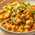 pumpkin white chicken chili - featured image