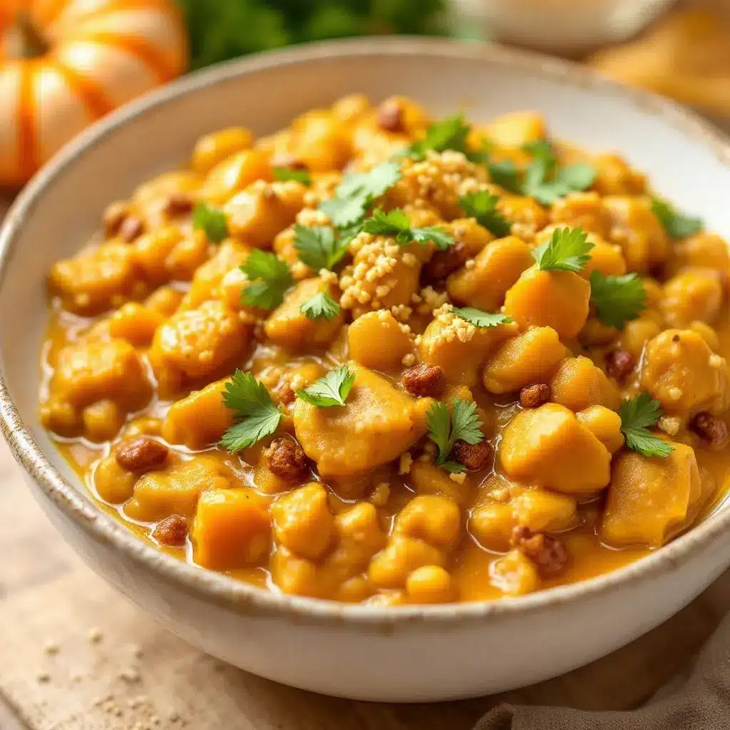 pumpkin white chicken chili preparation steps
