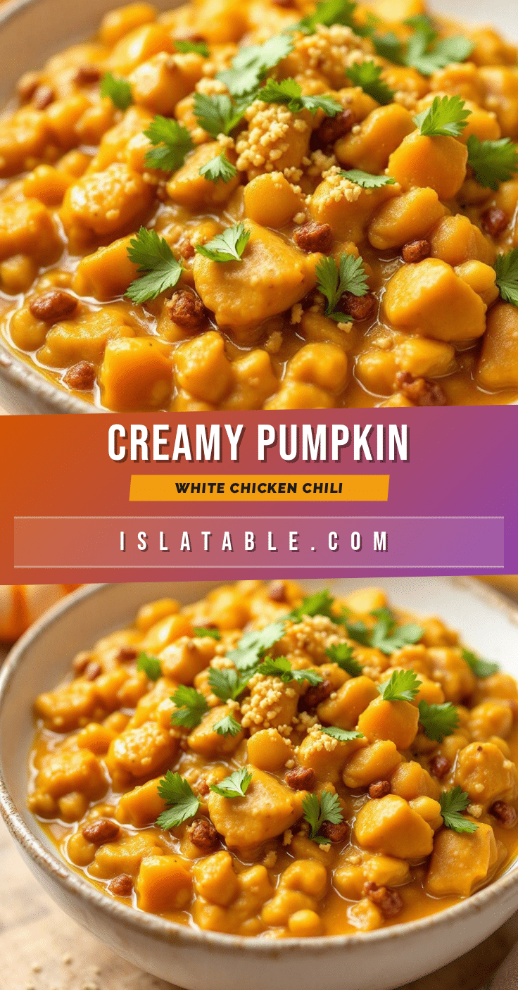 pumpkin white chicken chili recipe