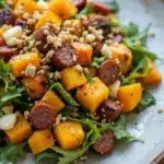 Roasted Butternut Squash and Sausage Fall Salad - featured image