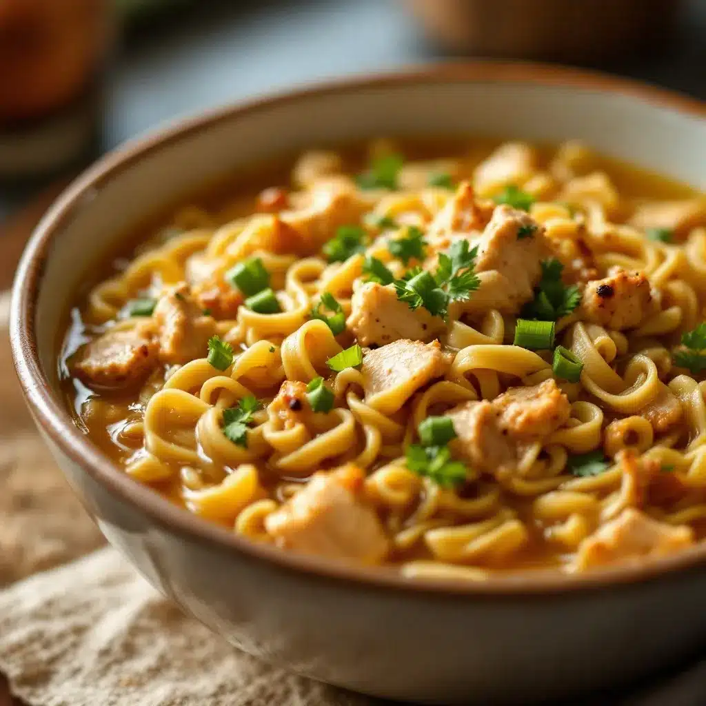 rotisserie chicken noodle soup preparation steps