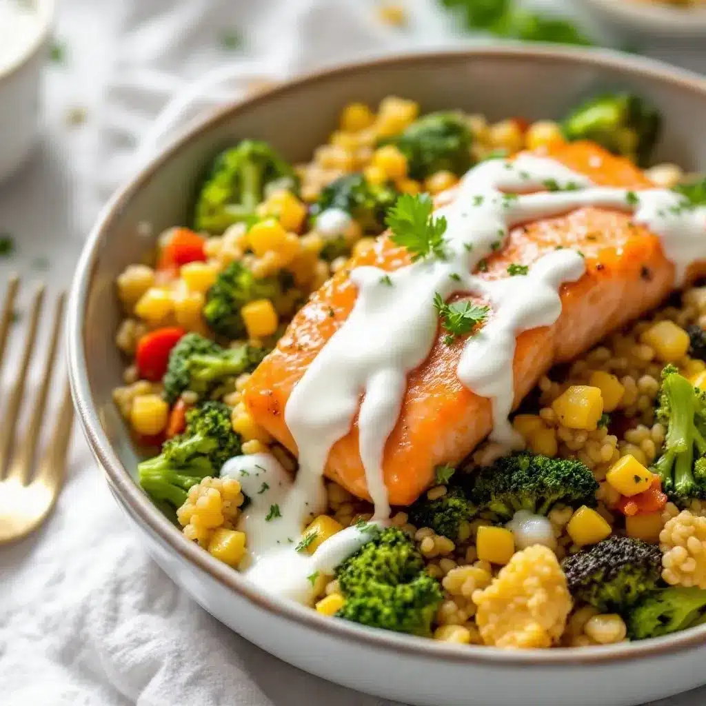 salmon broccoli sheet pan dinner preparation steps