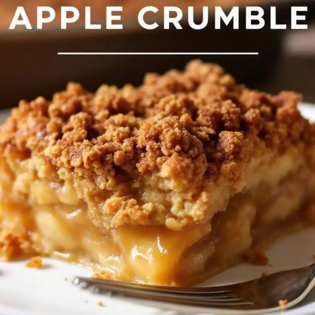 Savory Miso Caramel Apple Crumble - featured image