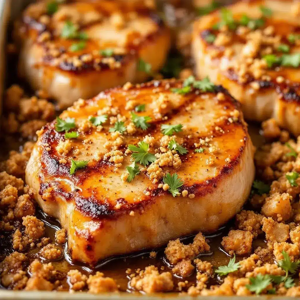 sheet pan apple cider pork chops preparation steps