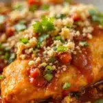 slow cooker salsa chicken - featured image