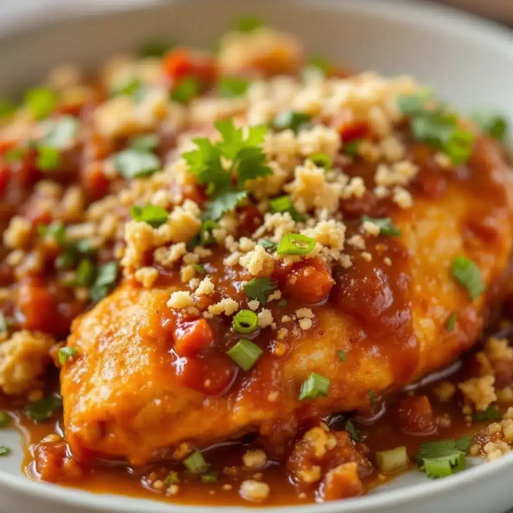 slow cooker salsa chicken preparation steps
