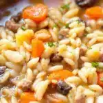 slow cooker turkey and wild rice soup - featured image
