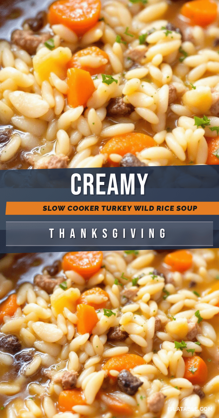 slow cooker turkey and wild rice soup recipe