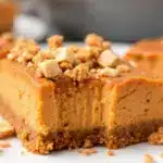 small-batch pumpkin cheesecake bars - featured image