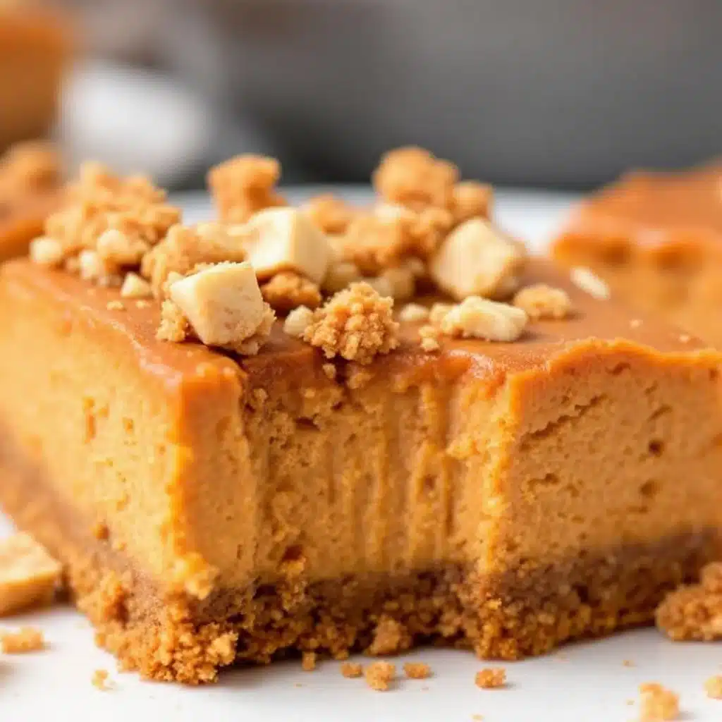 small-batch pumpkin cheesecake bars - featured image