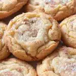 soft chewy small batch snickerdoodle cookies - featured image