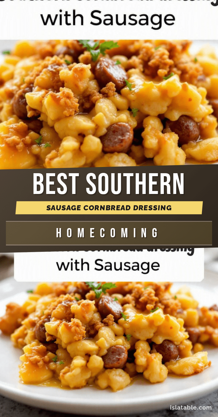 Southern Sausage Cornbread Dressing recipe