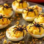 spider deviled eggs - featured image