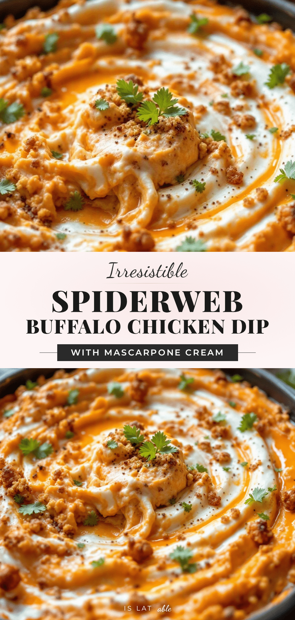 spiderweb buffalo chicken dip recipe