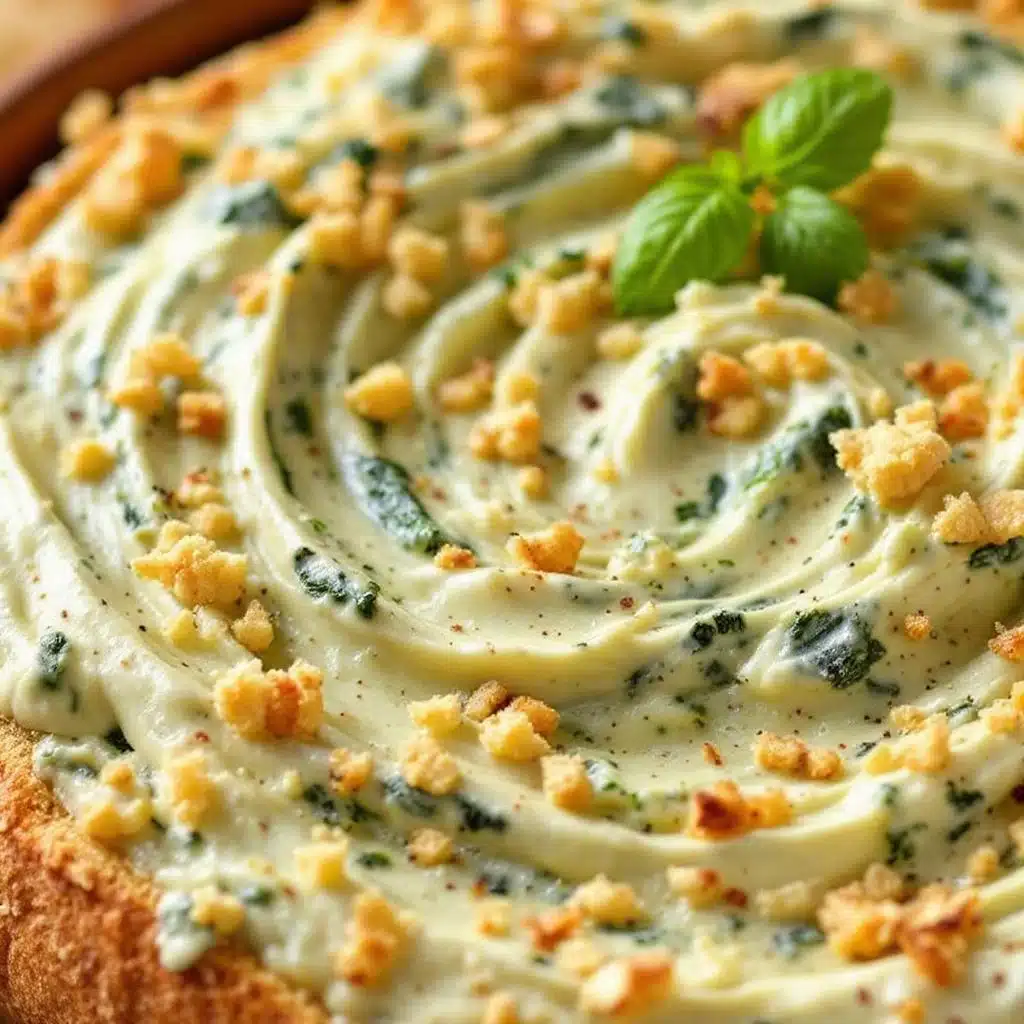 spinach artichoke dip bread bowl - featured image