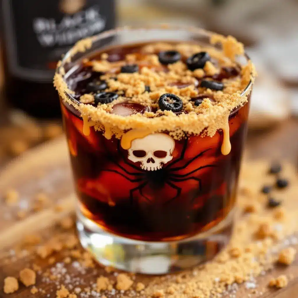Spooky Black Widow Spiced Rum preparation steps