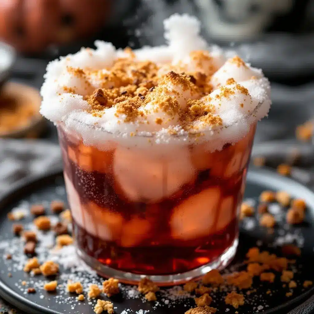 spooky halloween punch with dry ice fog preparation steps