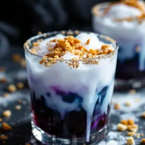 spooky non-alcoholic vampire punch - featured image