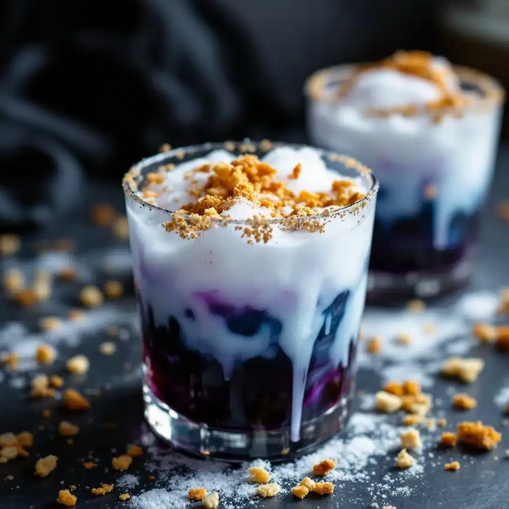spooky non-alcoholic vampire punch preparation steps