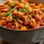 sweet and spicy turkey chili - featured image