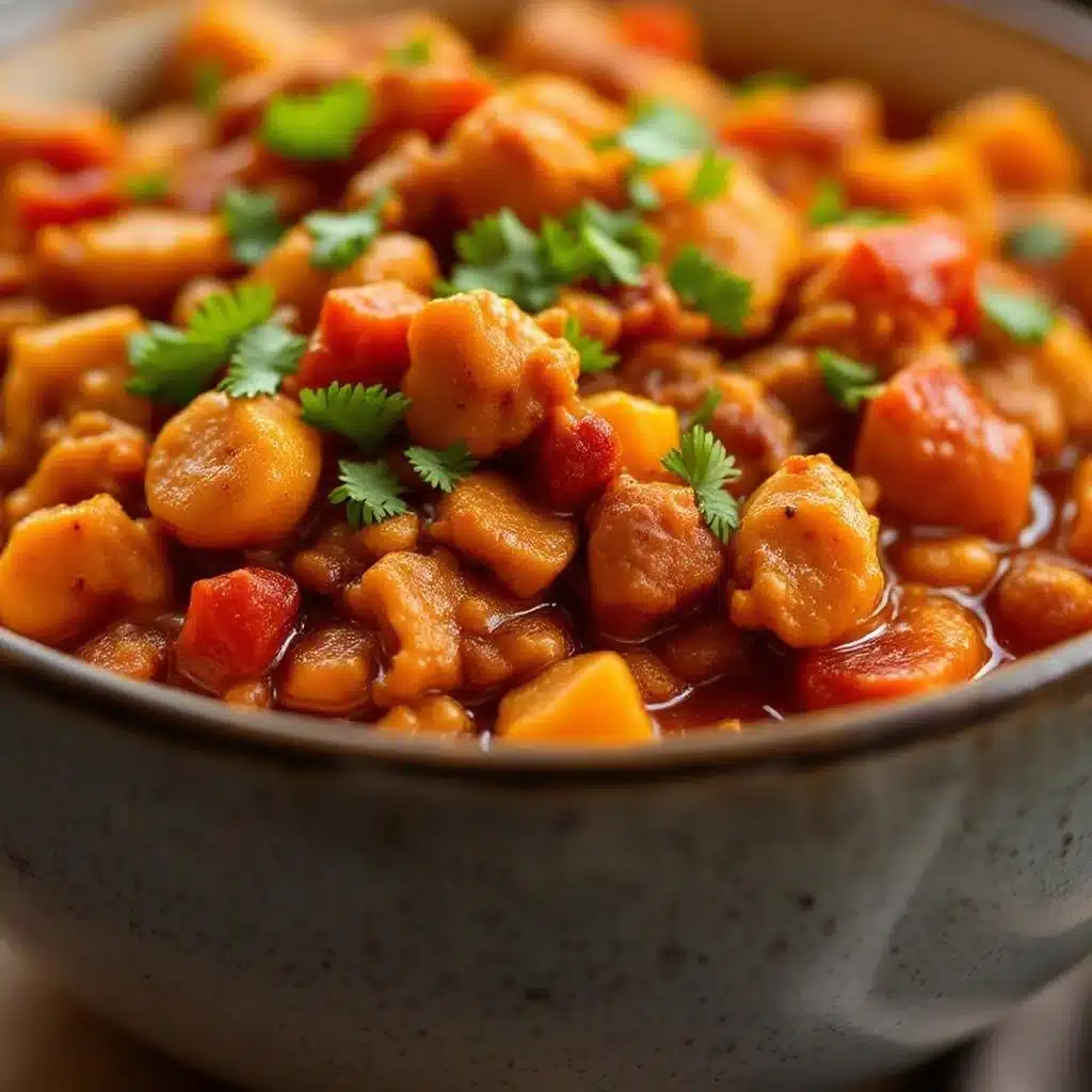 sweet and spicy turkey chili - featured image