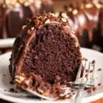 triple chocolate fudge bundt cake - featured image
