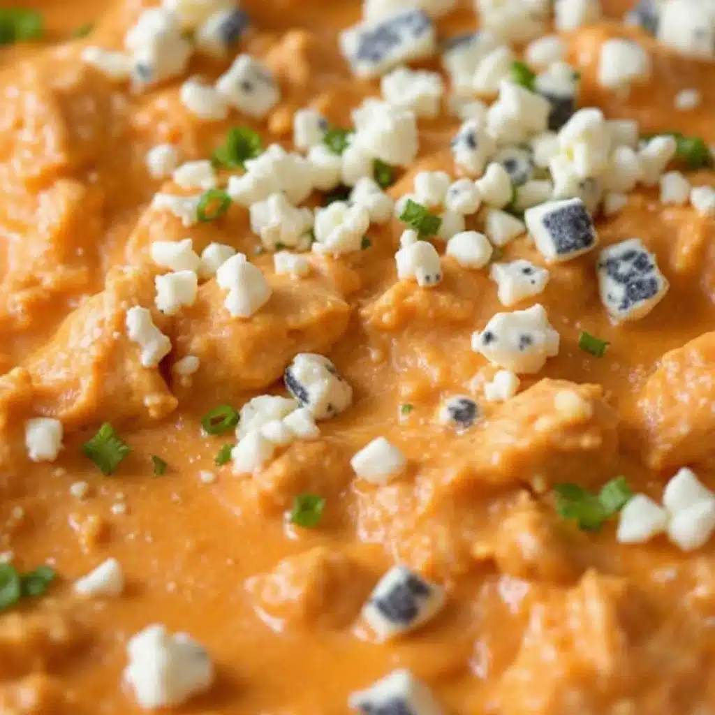 Ultimate Buffalo Chicken Dip Recipe with Ranch & Blue Cheese - featured image